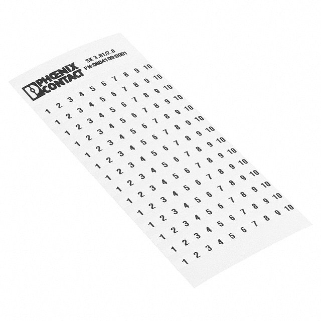 0804109:0001 Phoenix Contact  Terminal Block Marker Strips